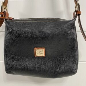 Dooney&Bourke Womens Pebble Grain Allison Leather Crossbody Bag Black 9.5x8x2.5